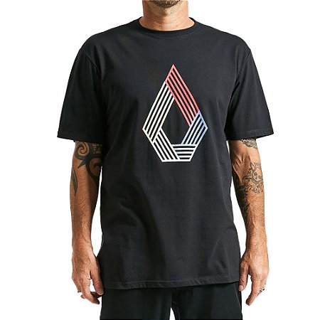 Camiseta Volcom Vlcmsays Masculina Preto