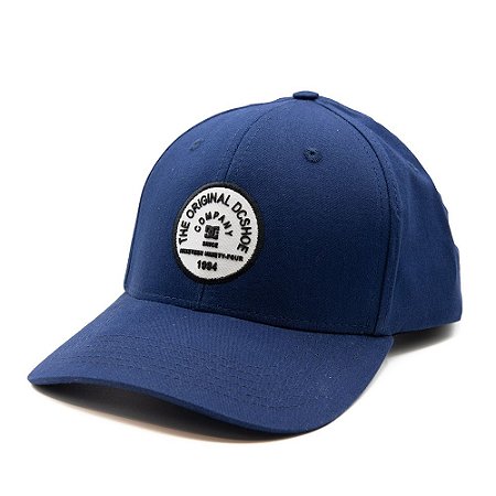 Boné DC Shoes Aba Curva Badger 2 Snap Azul Marinho