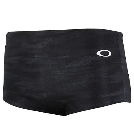 Sunga Oakley Basic Swim Print Trunk Masculina Preto