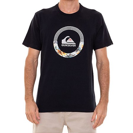 Camiseta Quiksilver Dream Case Filter Masculino Preto