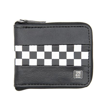 Carteira Quiksilver Checker Preto