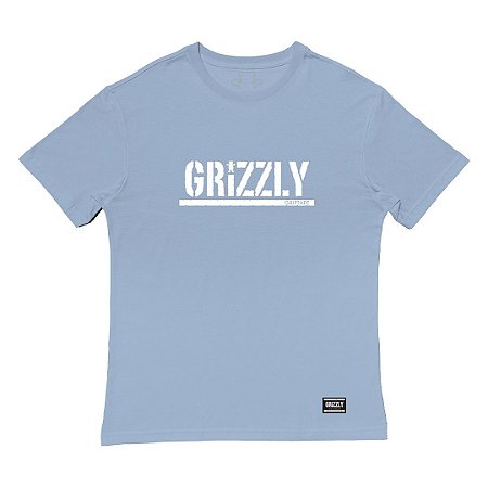 Camiseta Grizzly Stamp Tee Masculina Azul