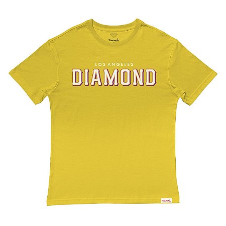 Camiseta Diamond Hometeam LA Masculina Amarelo