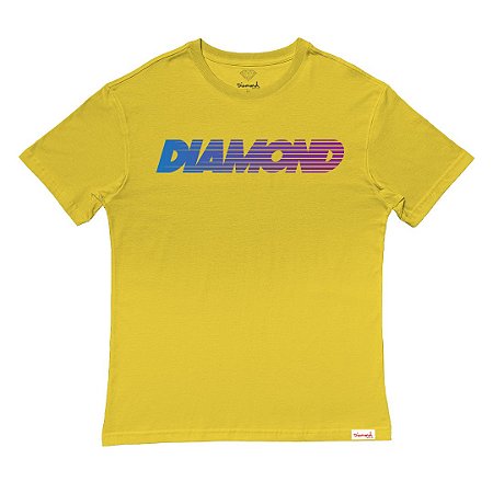 Camiseta Diamond Speed Tee Masculina Amarelo