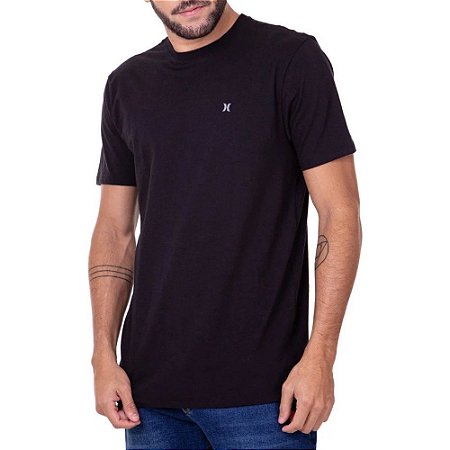 Camiseta Hurley Mini Icon Oversize Masculina Preto