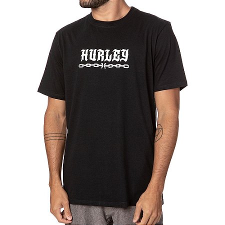 Camiseta Hurley Locals Masculina Preto