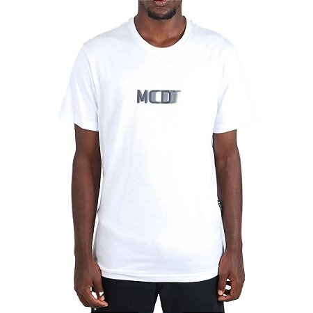 Camiseta MCD Regular Desfoque Masculina Branco