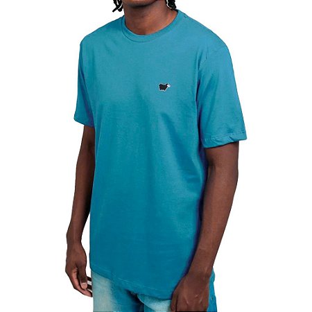 Camiseta Lost Basics Sheep Masculina Azul Claro