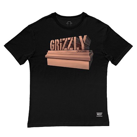 Camiseta Grizzly Monument Masculina Preto