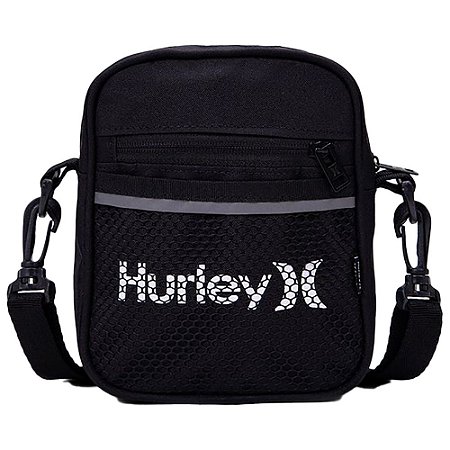 Shoulder Bag Hurley Grid Preto