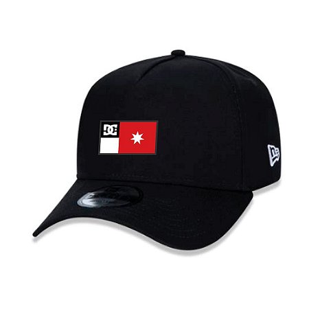 Boné DC Shoes Aba Curva New Era Cap Flag Preto