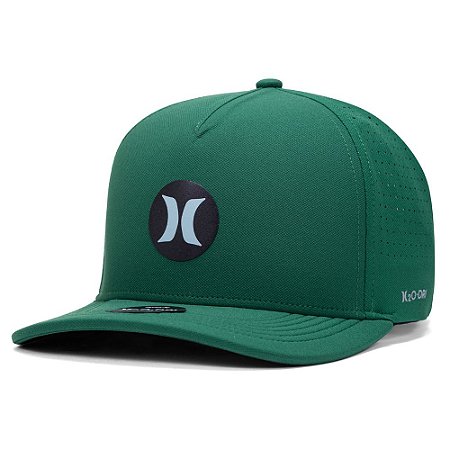 Boné Hurley Aba Curva Sticker Verde