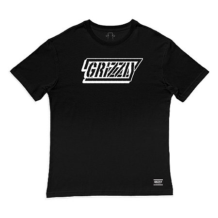 Camiseta Grizzly Speed Freak Masculina Preto