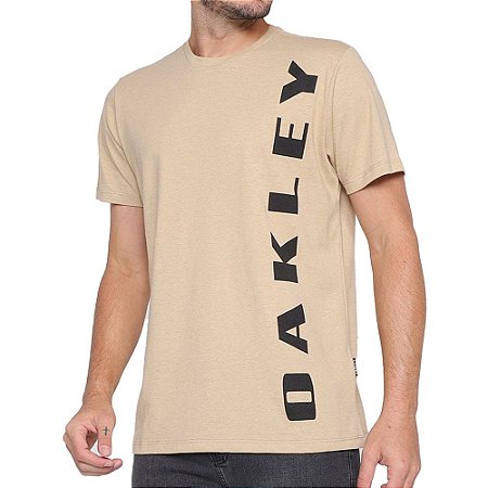 Camiseta Oakley Big Bark Masculina Caqui