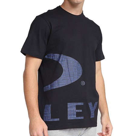 Camiseta Oakley Mythologies Big Logo Masculina Preto