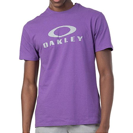 Camiseta Oakley O-Bark SS Masculina Roxo