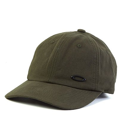 Boné Oakley Ellipse Metal 6 Panel Hat Verde Escuro