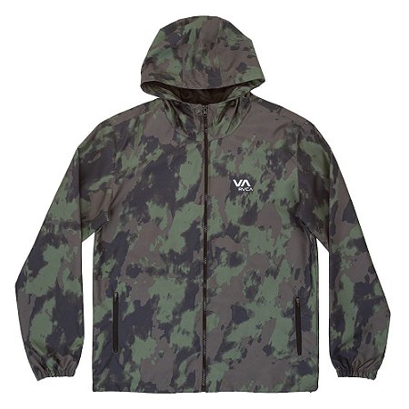 Jaqueta RVCA Outsider Packable Jacket Masculina Verde Escuro