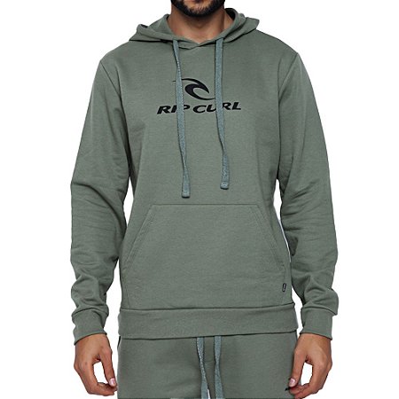 Moletom Rip Curl Canguru Icon Hood Masculino Verde Escuro