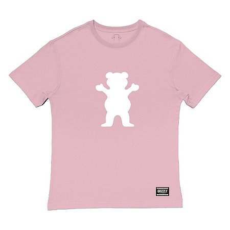 Camiseta Grizzly OG Bear Tee Masculina Rose