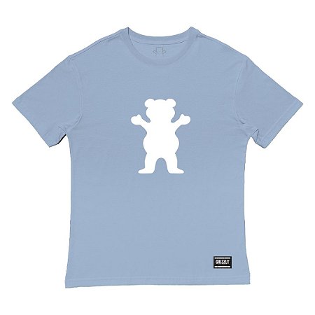 Camiseta Grizzly OG Bear Tee Masculina Azul