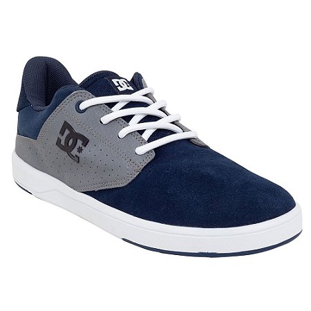 Tênis DC Shoes Plaza TC Masculino Azul Marinho/Cinza