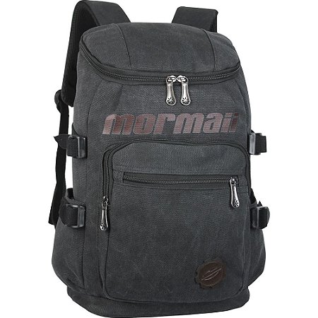 Mochila Mormaii MOR-0005 Casual Em Canvas 25 Litros Preto