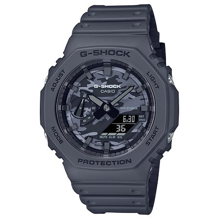 Relógio G-Shock GA-2100CA-8ADR Masculino Preto