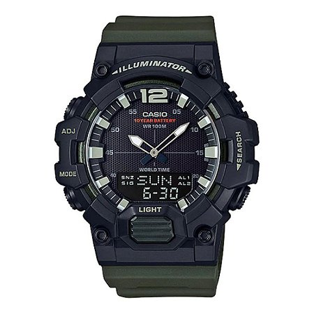 Relógio Casio Standard HDC-700-3AVDF-SC Preto/Verde