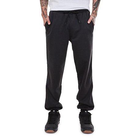 Calça DC Shoes Moletom Clash Sweatpant Masculina Preto