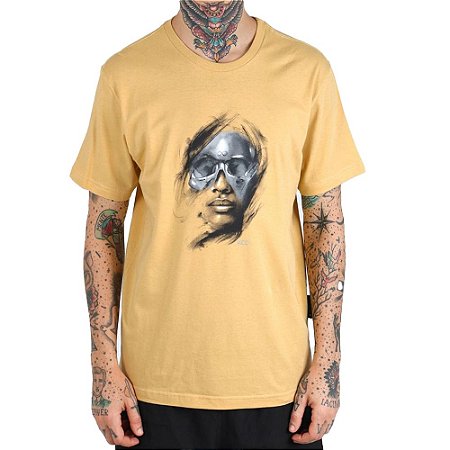 Camiseta MCD Regular Infinito Masculina Amarelo