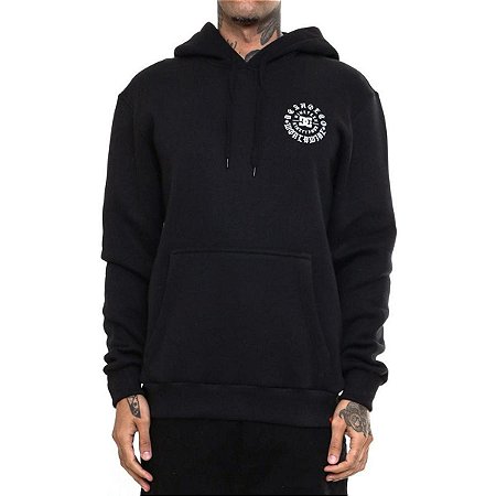 Moletom DC Shoes Canguru DC Old Circle PH Masculino Preto