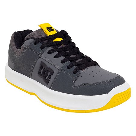 Tênis DC Shoes Lynx Zero Masculino Cinza Escuro/Amarelo