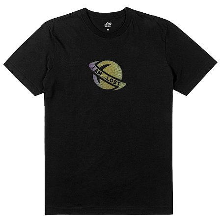 Camiseta Lost Saturn Masculina Preto