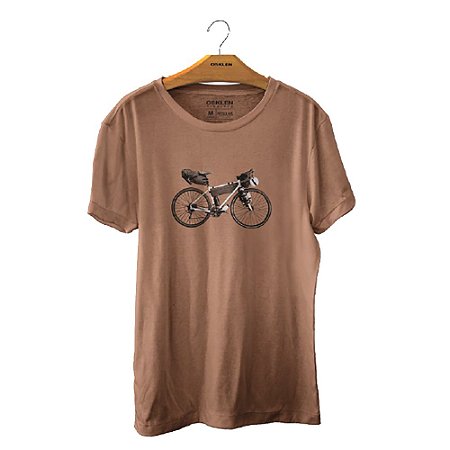 Camiseta Osklen Vintage Bikepack Masculina Marrom