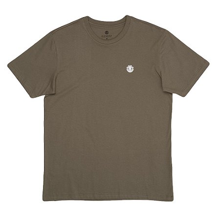 Camiseta Element Basic Crew Masculina Verde Escuro