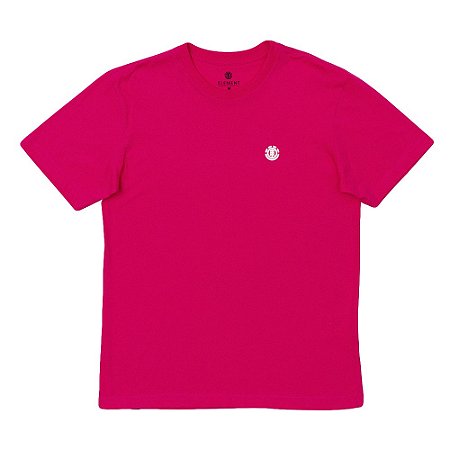 Camiseta Element Basic Crew Masculina Rosa Escuro