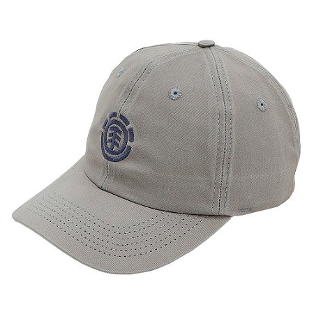 Boné Element Aba Curva Emb Logo Cinza Escuro