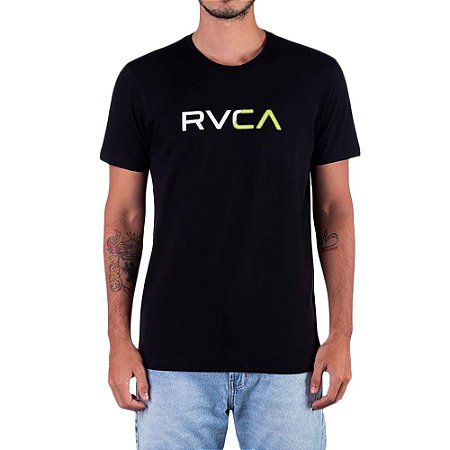 Camiseta RVCA Scanner Masculina Preto