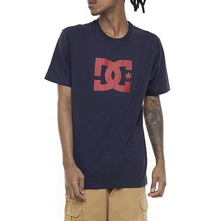 Camiseta DC Shoes DC Star Color Masculina Azul Marinho