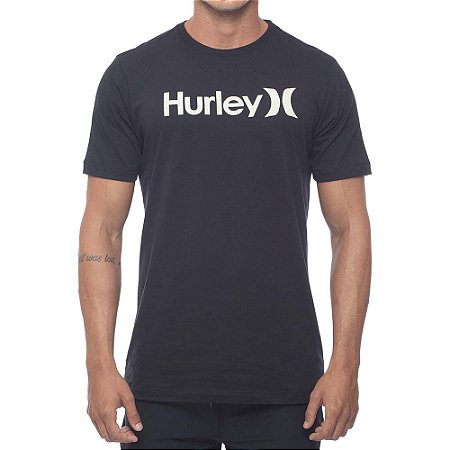 Camiseta Hurley O&O Solid Masculina Preto