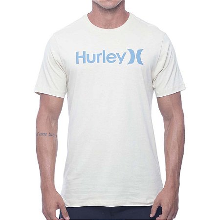 Camiseta Hurley O&O Solid Masculina Areia