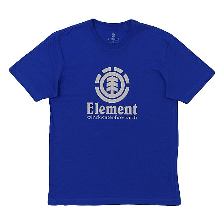 Camiseta Element Vertical Color Masculina Azul