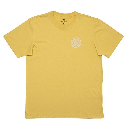 Camiseta Element Fingerprint Masculina Amarelo