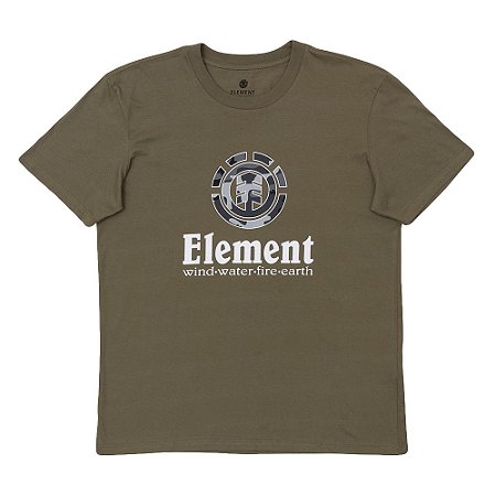 Camiseta Element Camo Filter Masculina Verde Escuro