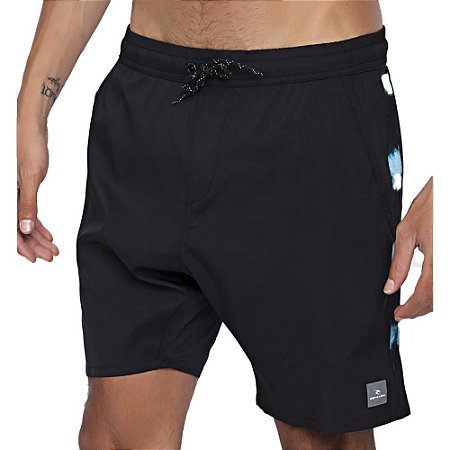 Bermuda Rip Curl 10M Volley 17" Masculina Preto