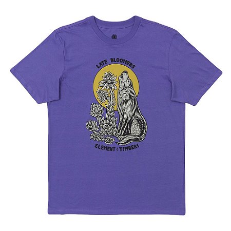 Camiseta Element Howl Masculina Roxo