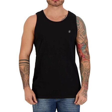 Regata Volcom Circle Stone Masculina Preto