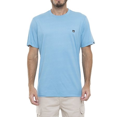 Camiseta Quiksilver Transfer Masculina Azul