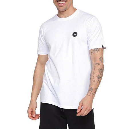 Camiseta Quiksilver Transfer Round Masculina Branco